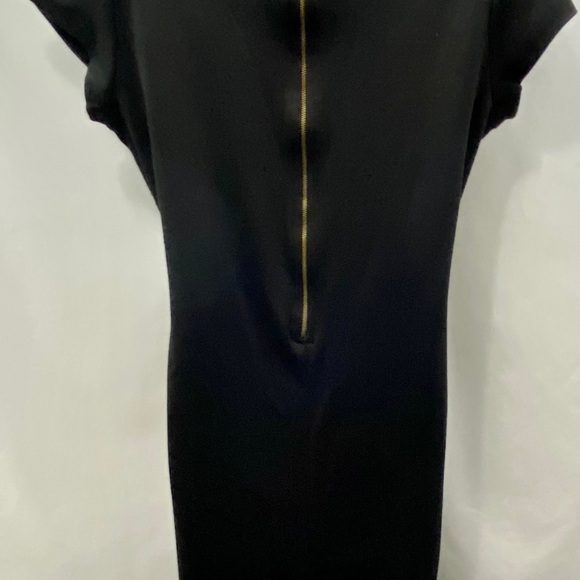 Dots Women’s Knit Midi Sheath Dress V-Neck Large - Picture 7 of 13